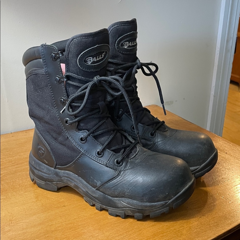 Men's Galls 8" Composite Toe Black Tactical Duty Boots -   Size 6.5